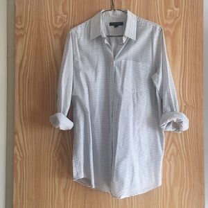 Banana Republic Striped Button Up Blouse